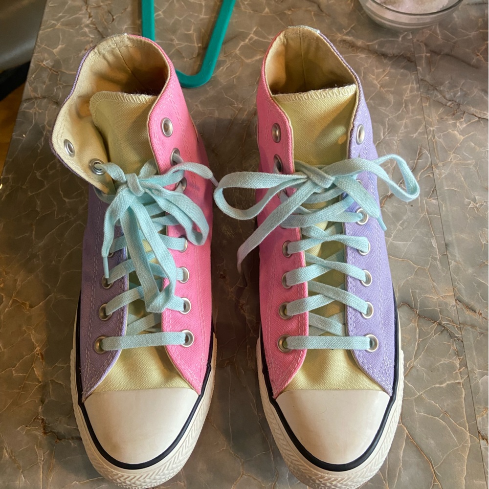 Pastel Color Block Converse